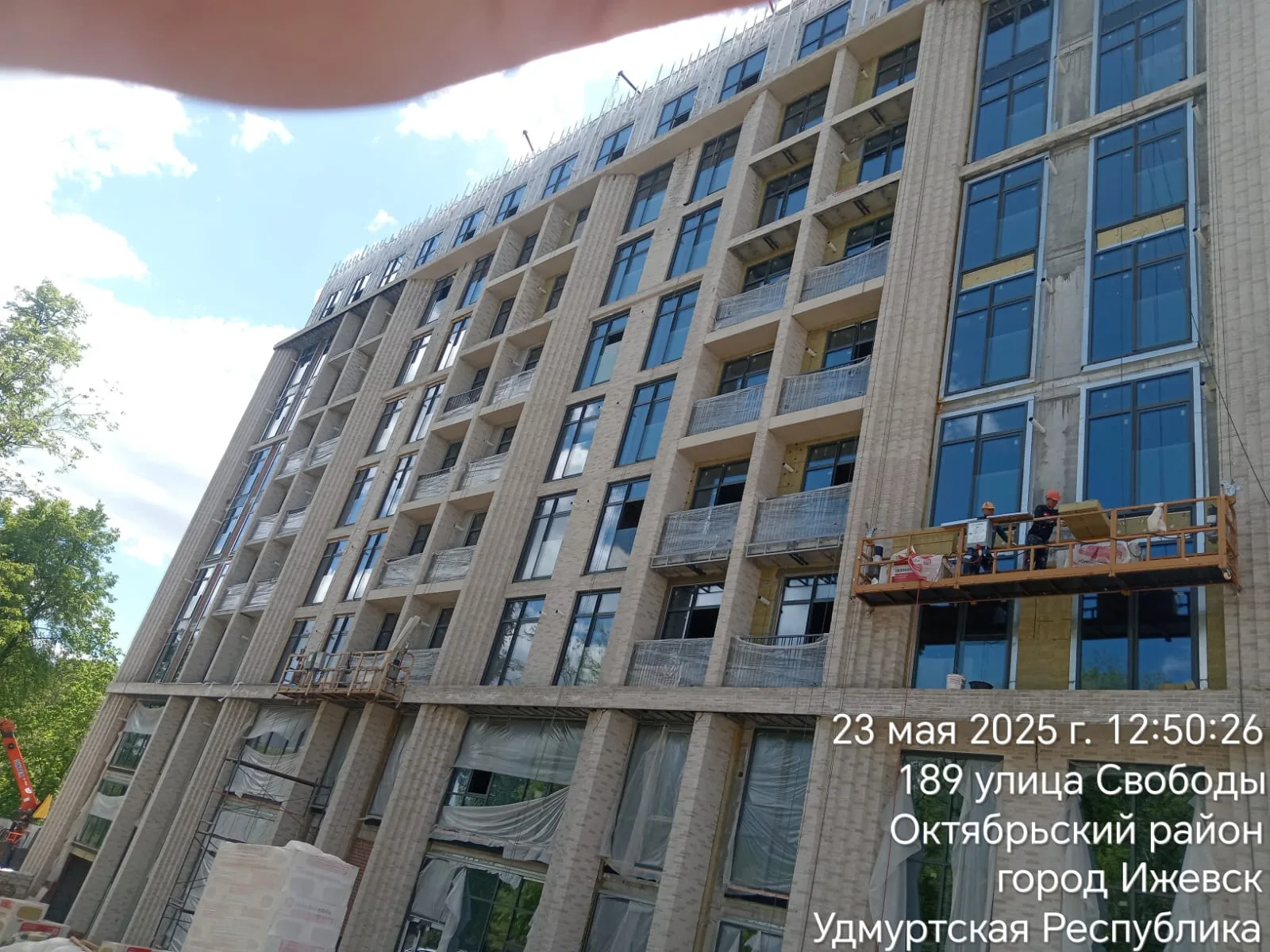 Михайловский — Корпус без номера — Ход строительства 2025-05