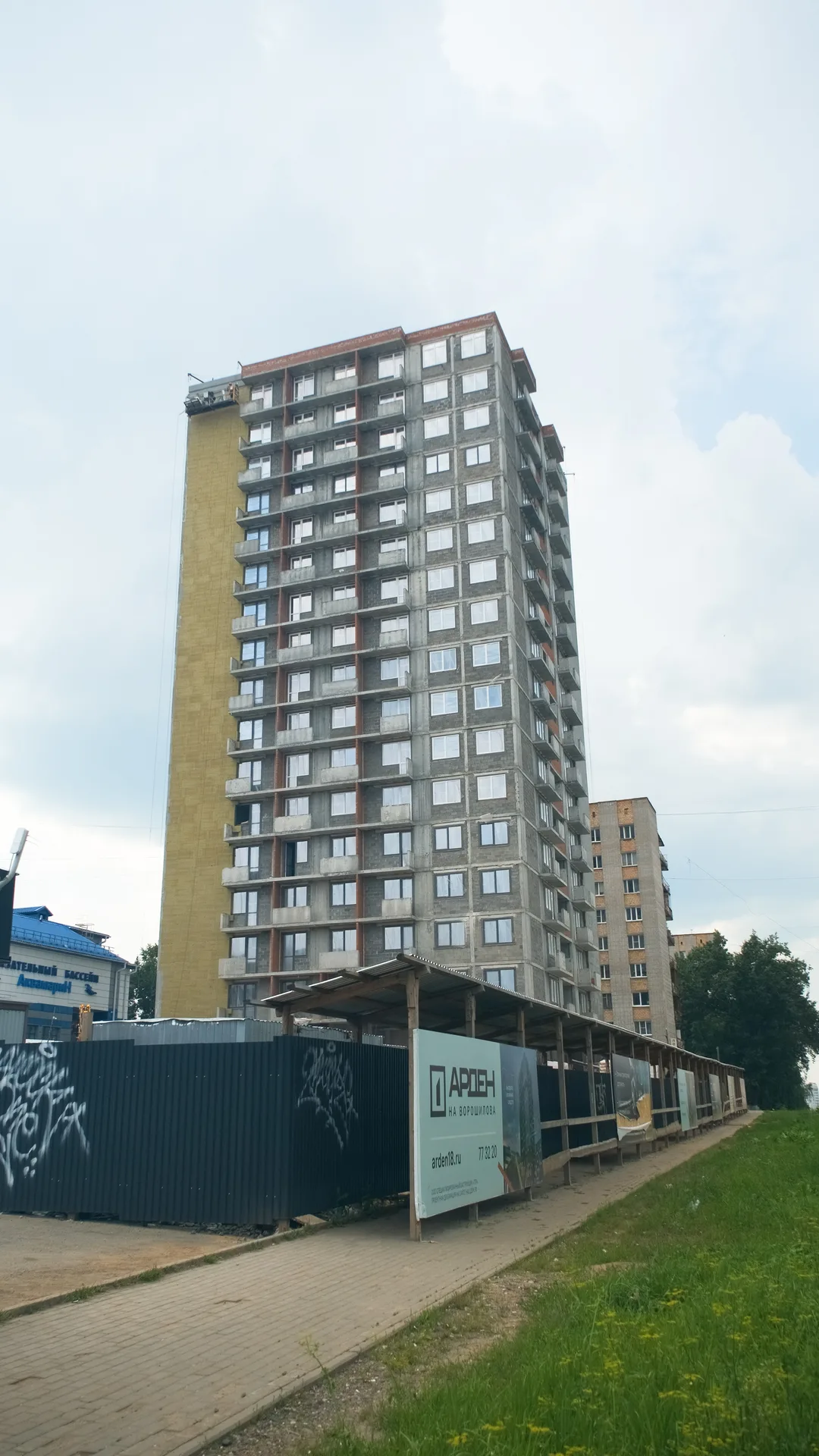 Арден на Ворошилова — Корпус без номера — Ход строительства 2026-07