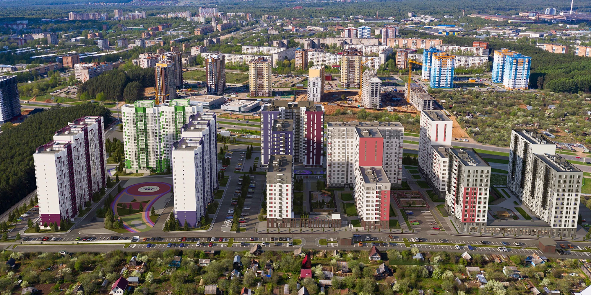 Генплан ЖК Ежевика