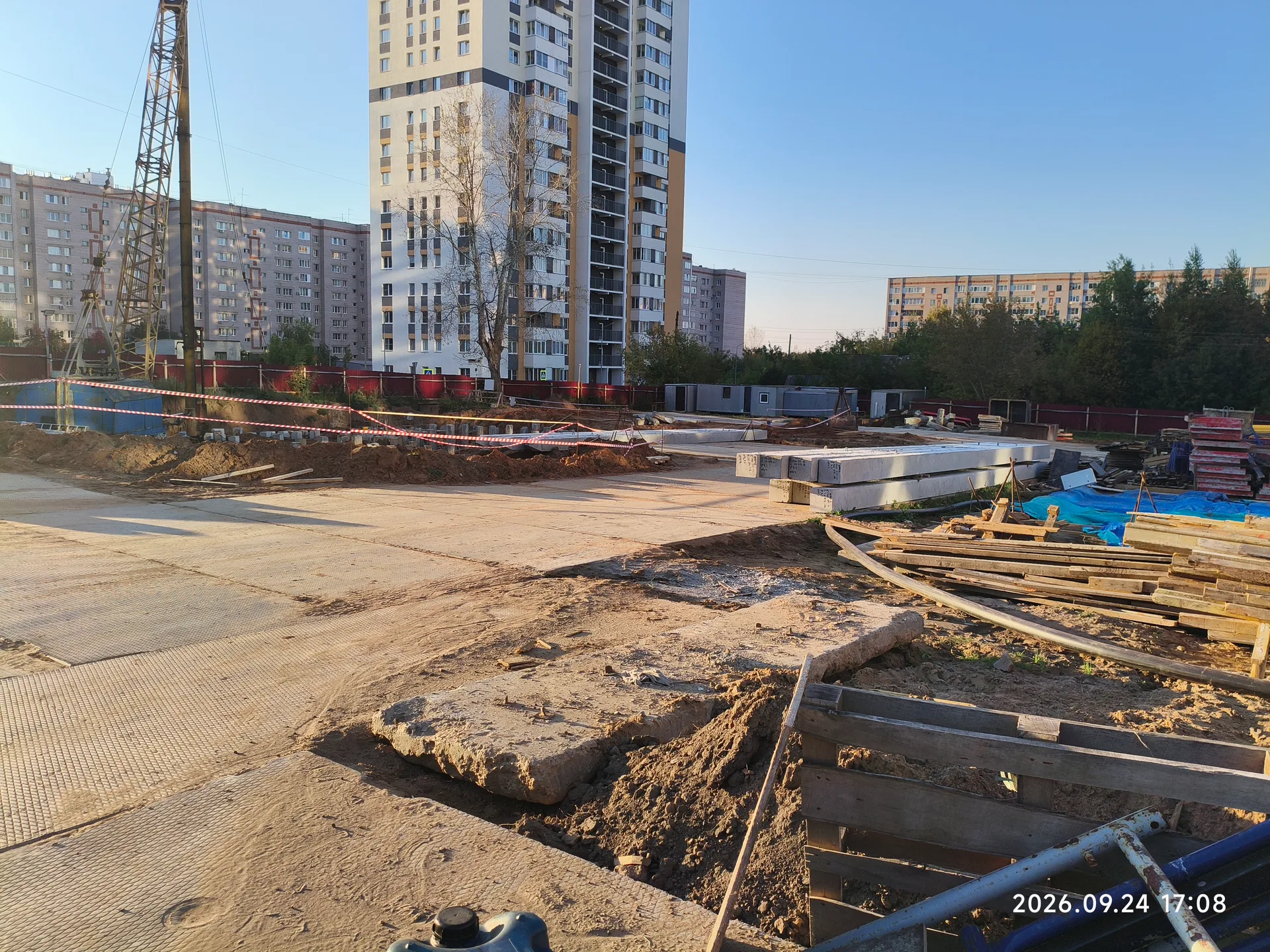Оливия — Корпус без номера — Ход строительства 2026-09